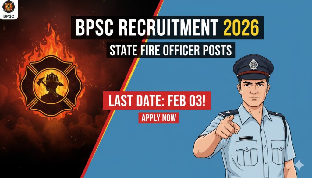 BPSC Additional Director cum Assistant State Fire Officer Recruitment 2026 notification details