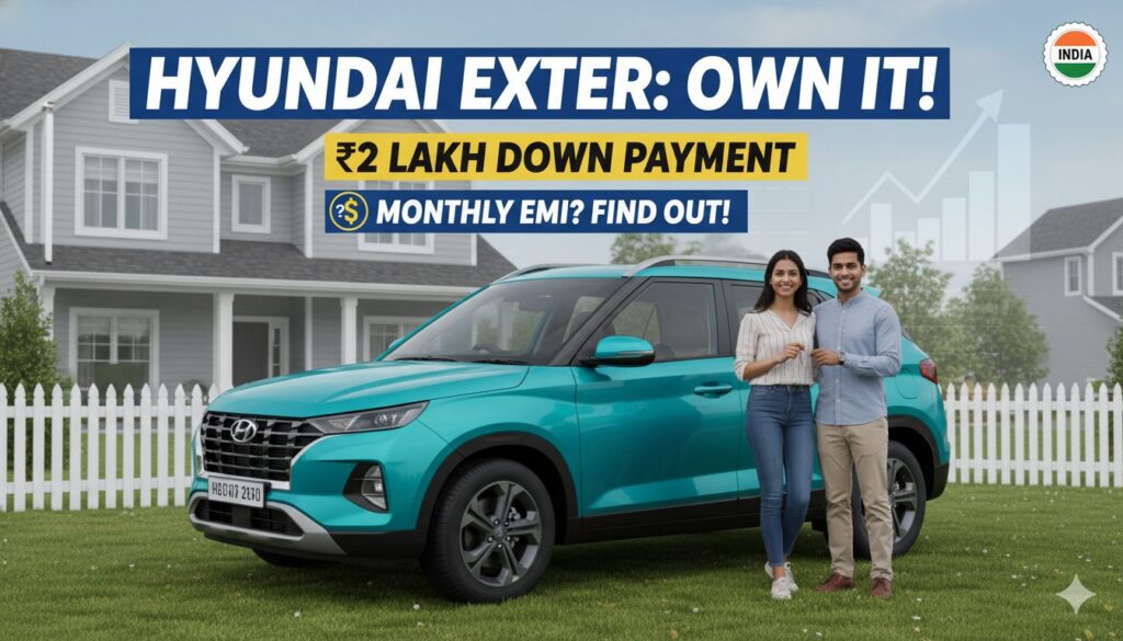 Hyundai Exter base variant compact SUV in action