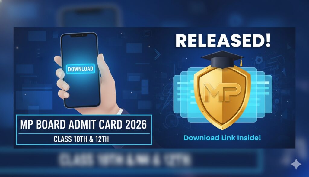 मध्य प्रदेश बोर्ड एडमिट कार्ड 2026 डाउनलोड पोर्टल