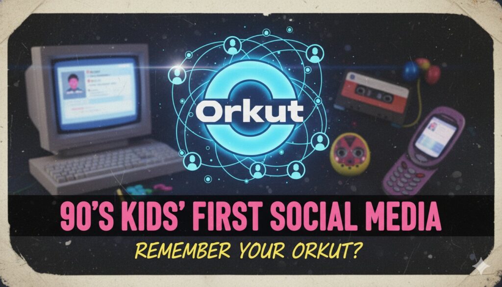 पुरानी Orkut प्रोफाइल का स्क्रीनशॉट जिसमें स्क्रैप्स और टेस्टिमोनियल्स दिख रहे हैं