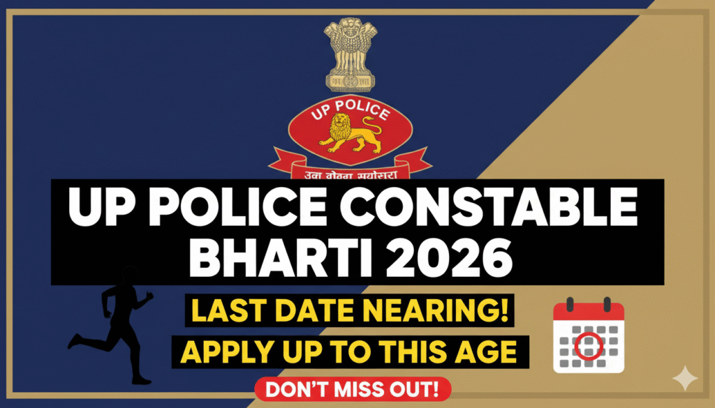 यूपी पुलिस कांस्टेबल भर्ती 2026 की आधिकारिक अधिसूचना और आवेदन फॉर्म