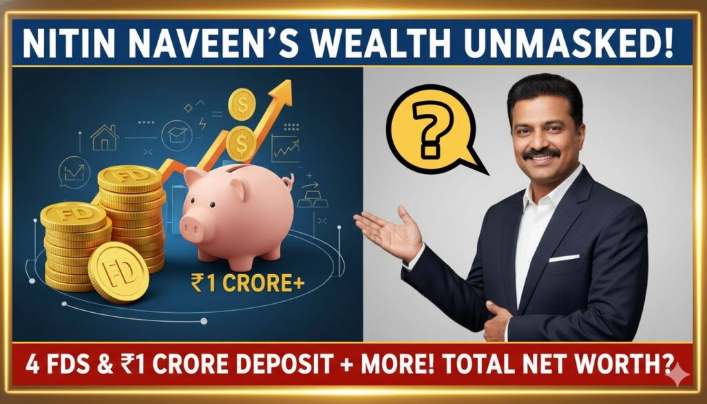 नितिन नवीन की तस्वीर, बीजेपी नेता और राष्ट्रीय कार्यकारी अध्यक्ष