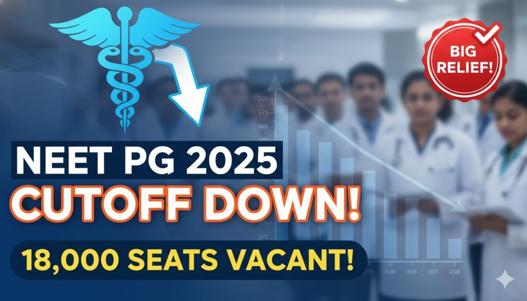 नीट पीजी एग्जाम हॉल में स्टूडेंट्स परीक्षा देते हुए