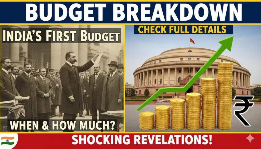 स्वतंत्र भारत का पहला बजट पेश करते आर.के. शनमुखम चेट्टी, 26 नवंबर 1947