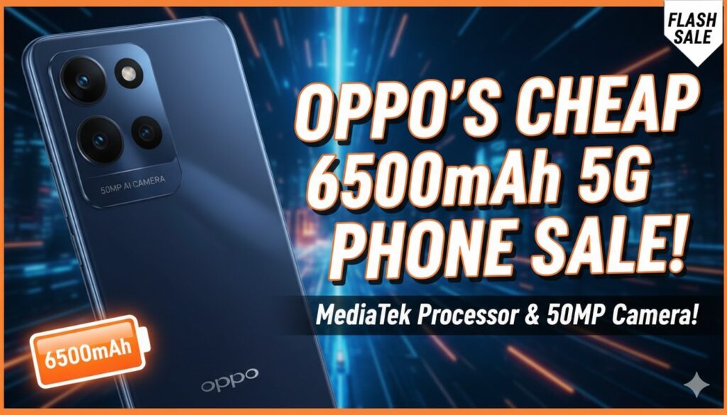 Oppo K14x 5G स्मार्टफोन 6500mAh बैटरी और 50MP कैमरा के साथ