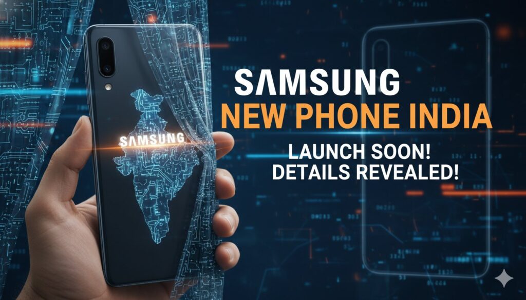 Samsung Galaxy S26 Ultra smartphone in titanium gray color with quad camera setup