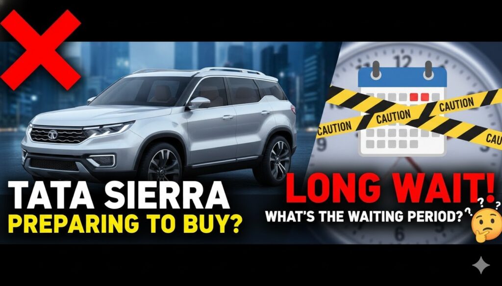 Tata Sierra SUV in Munnar Mist green colour parked on road