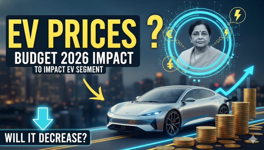 वित्त मंत्री निर्मला सीतारमण बजट 2026 में EV सेक्टर की घोषणाएं करती हुईं
