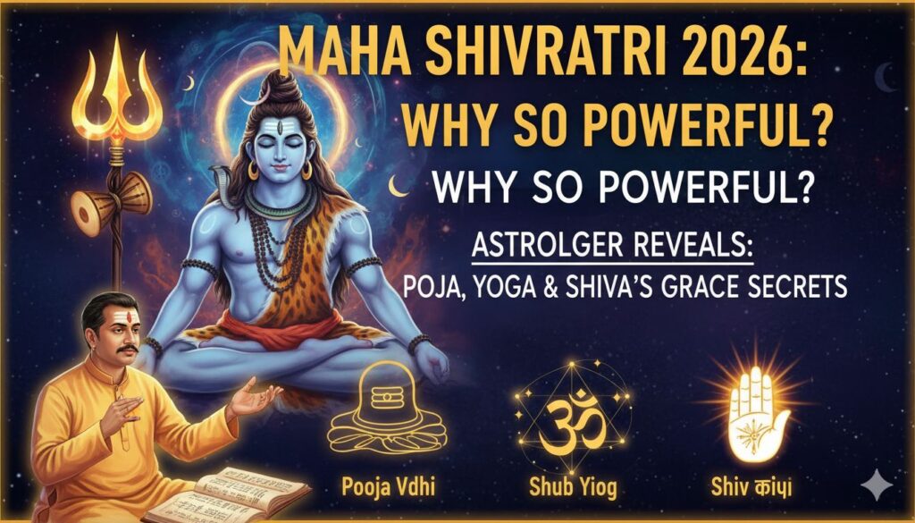 महाशिवरात्रि 2026 पर शिवलिंग पर जलाभिषेक और बेलपत्र चढ़ाते भक्तों की तस्वीर, शक्तिशाली पूजा मुहूर्त दर्शाती हुई