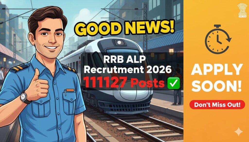रेलवे असिस्टेंट लोको पायलट भर्ती 2026 के लिए 11127 पदों का एलान, युवा उम्मीदवार तैयारी में जुटे