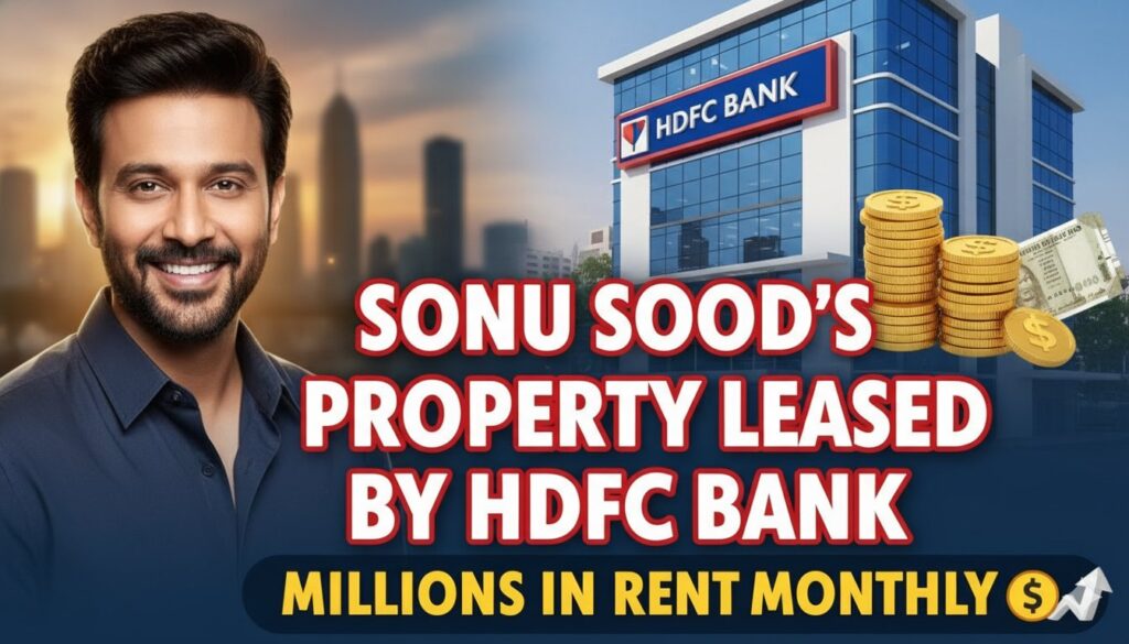 सोनू सूद की BKC कमर्शियल प्रॉपर्टी जिसे HDFC बैंक ने लीज पर लिया